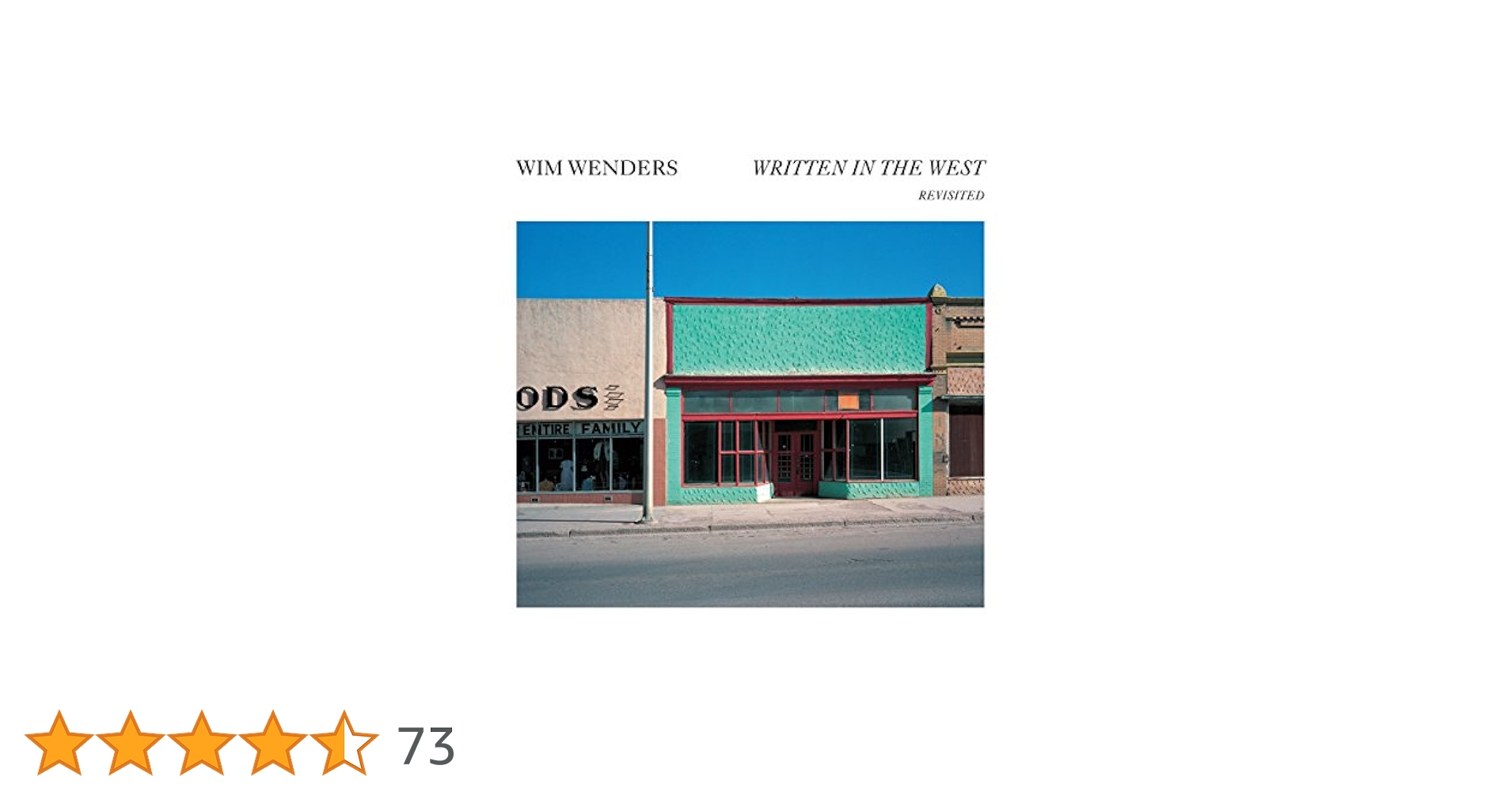 Amazon | Wim Wenders: Written in the West, Revisited